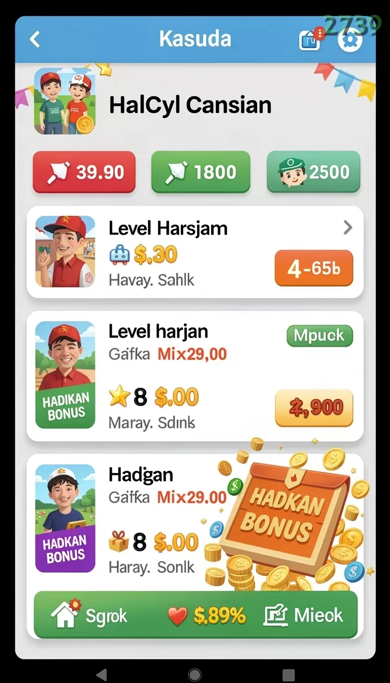 Cuplikan layar GEMS365 — aktivitas