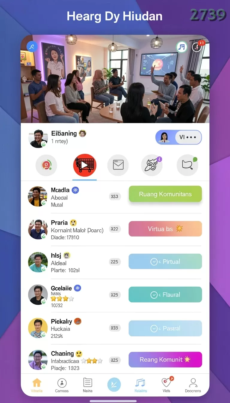 Cuplikan layar 34R — halaman utama