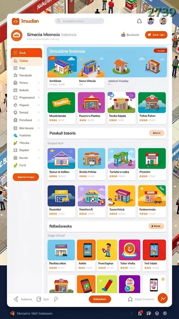 Cuplikan layar DOYANTOTO — menu navigasi