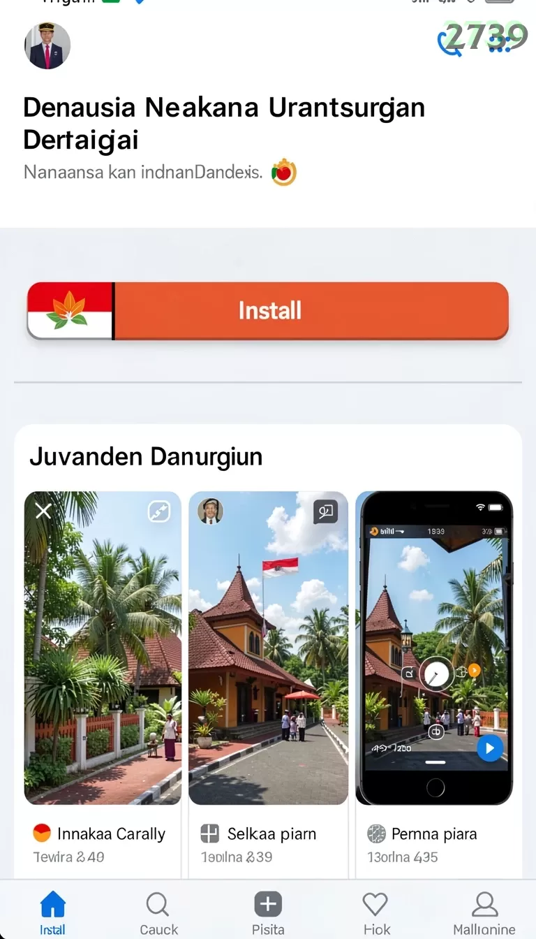 Cuplikan layar QQ222 — aktivitas